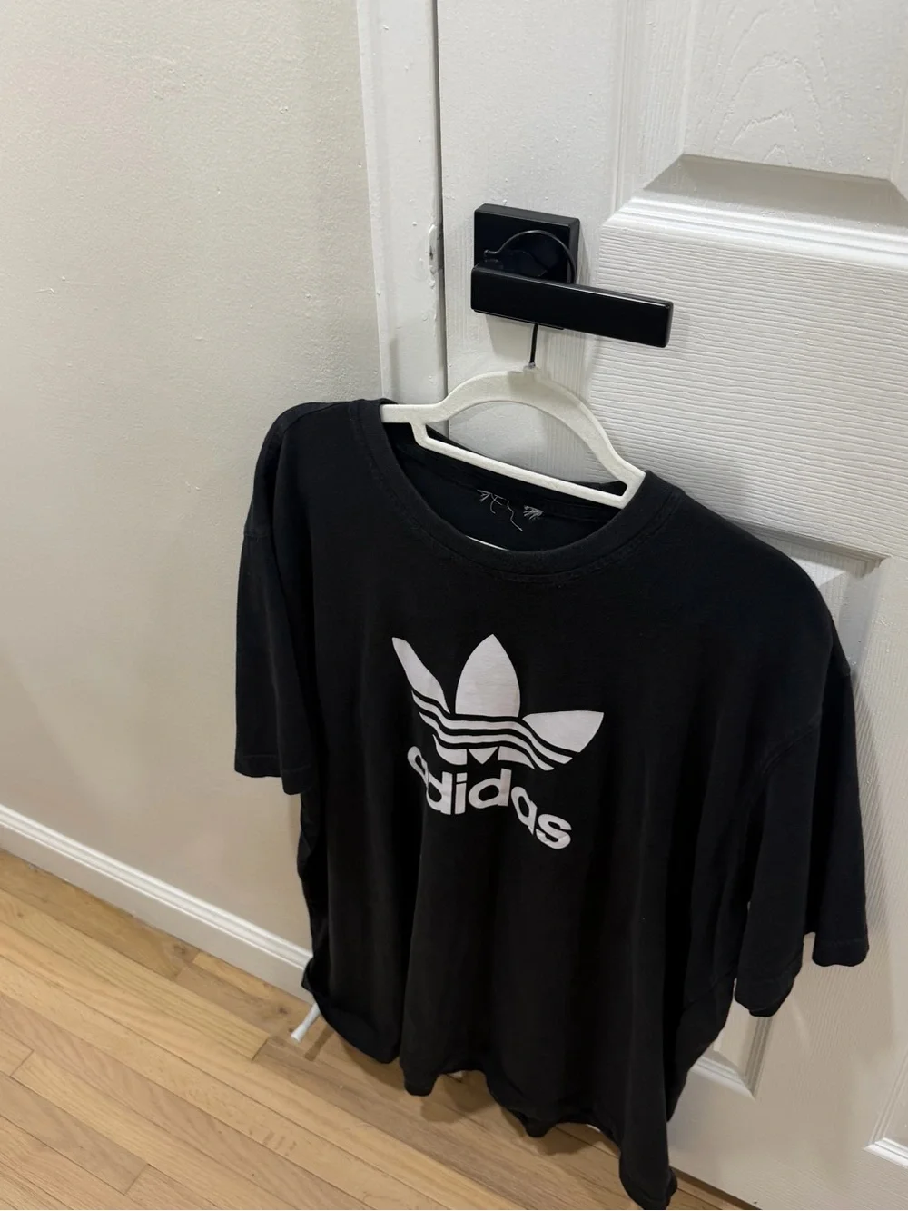 Adidas Originals Black Trefoil Logo T-Shirt Men Size 2XL
